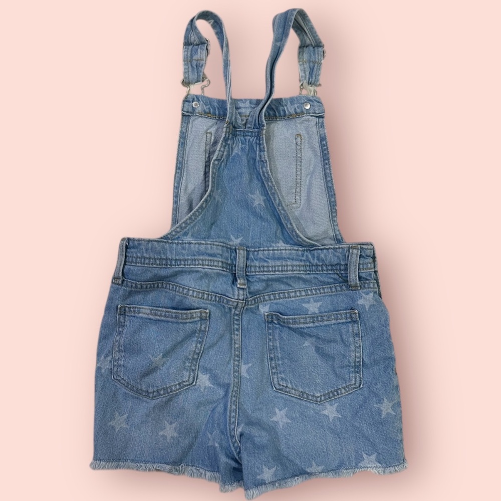 Cat & Jack Blue Denim Overalls - Picture 4 of 4